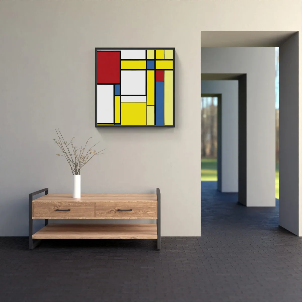 Mondrian geometry abstract – Image 4