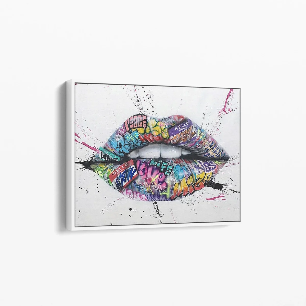 Tableau Pop Art "Baiser Graffiti" – Image 4