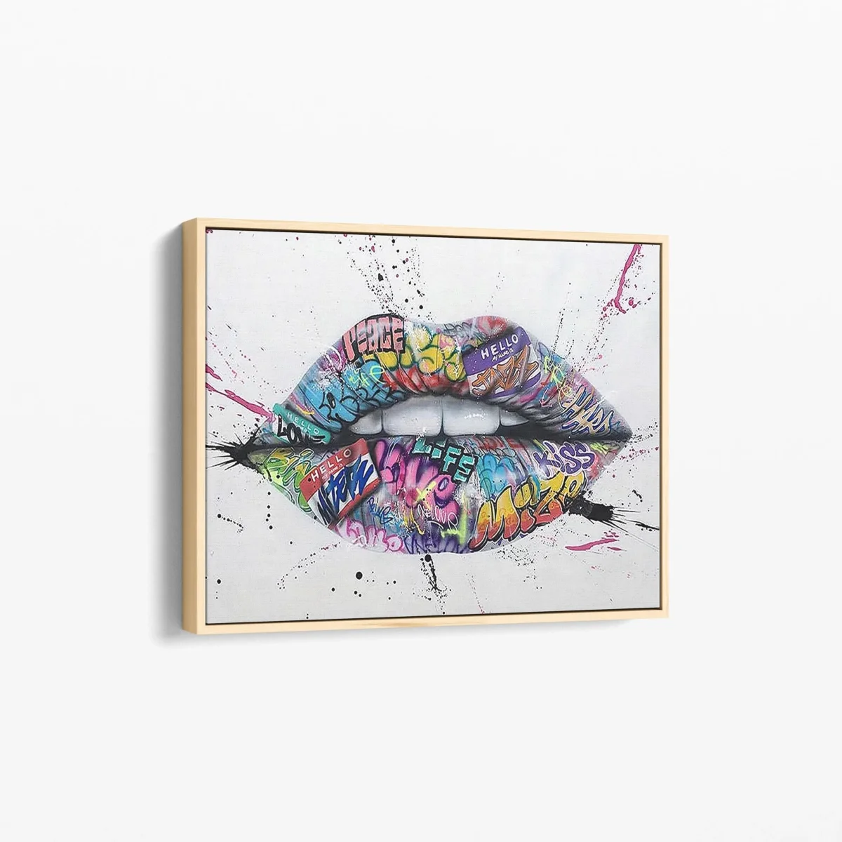 Tableau Pop Art "Baiser Graffiti" – Image 5
