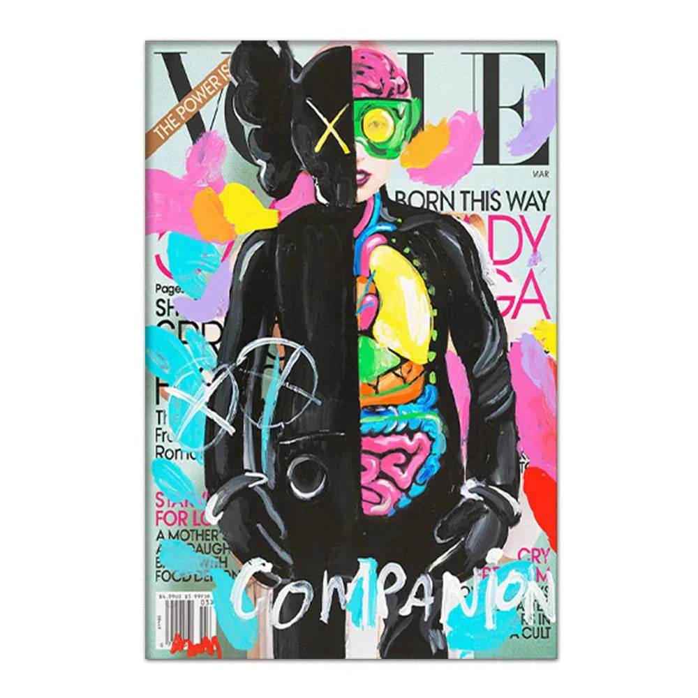 Tableau Pop Art "Companion Vogue" – Image 3