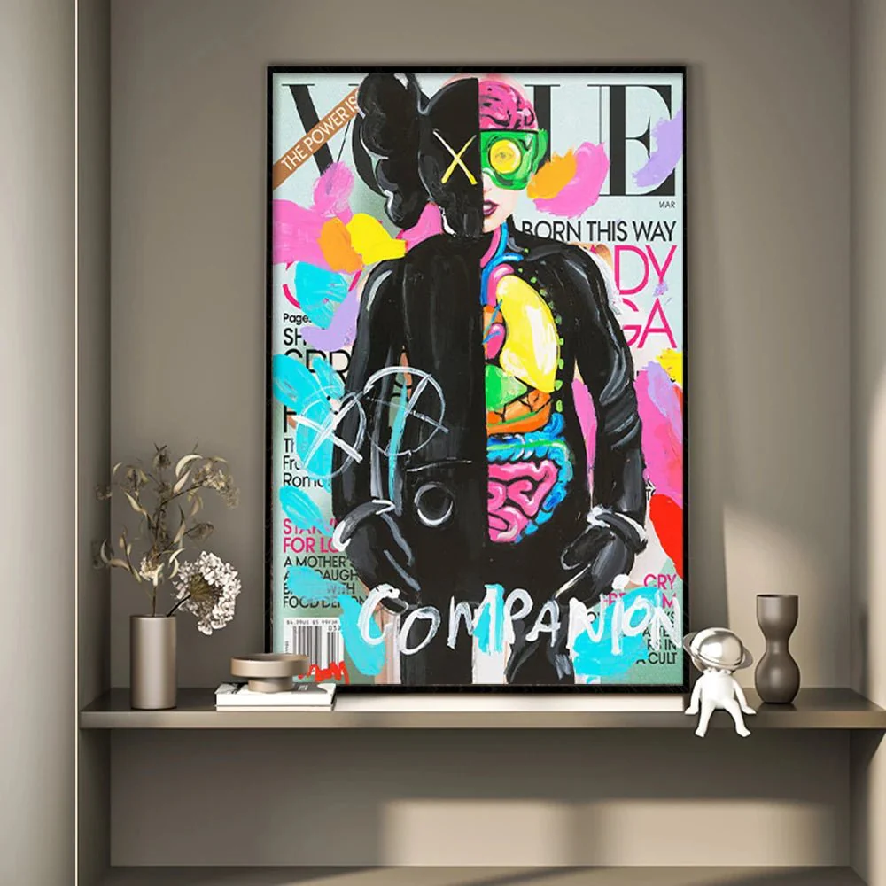 Tableau Pop Art "Companion Vogue" – Image 9