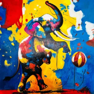 Tableau Joie Circassienne Peinture