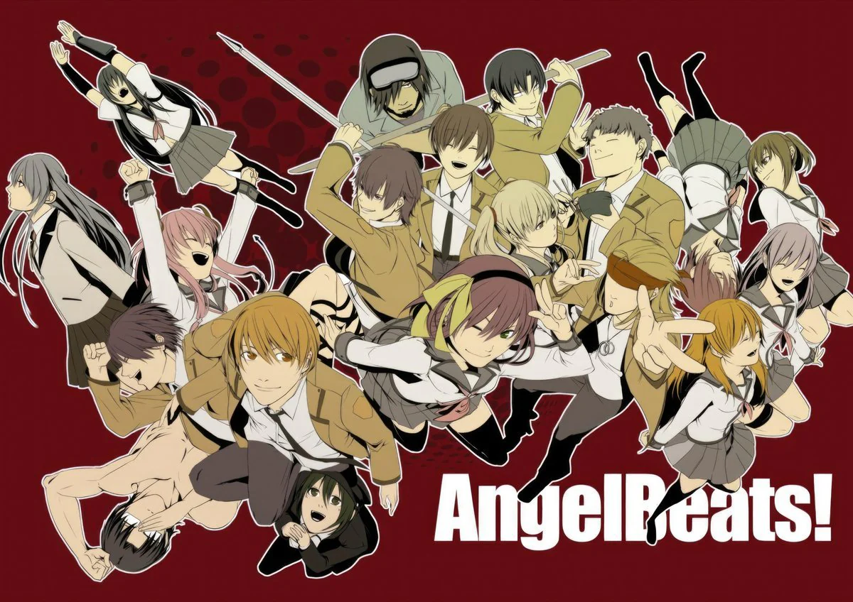 Tableau Angel Beats Personnages En Action – Image 2