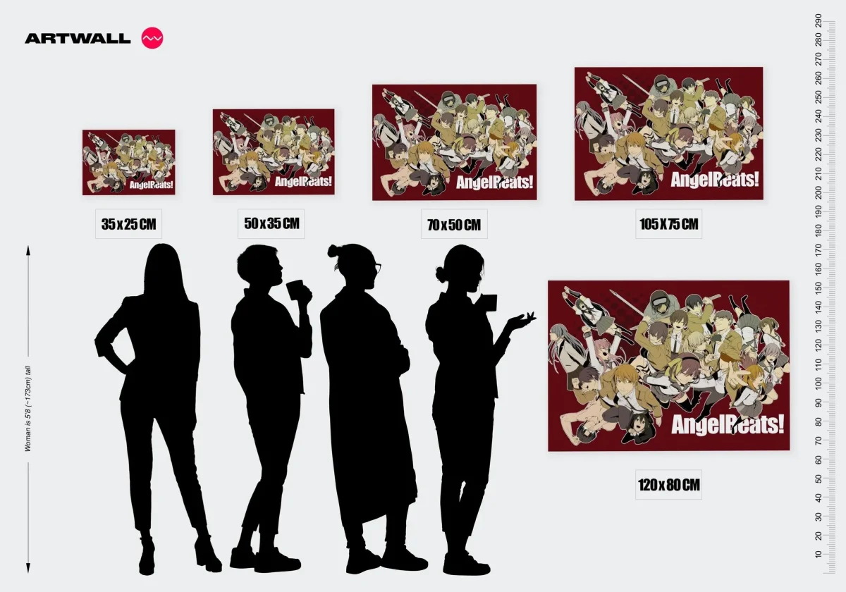 Tableau Angel Beats Personnages En Action – Image 6