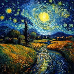 Van Gogh's Starry Universe