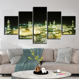 Tableau Al-Harâm illuminée