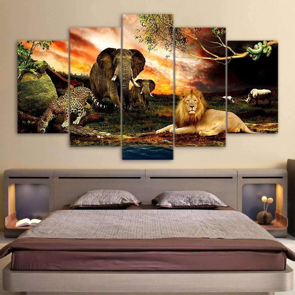 Tableau Animaux de la savane