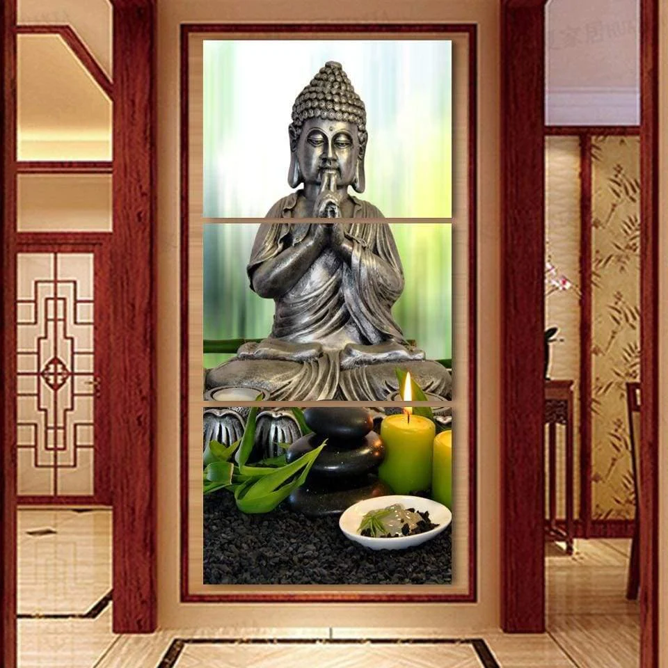 Tableau Anjali, l'adoration