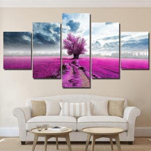 Tableau Arbre mauve