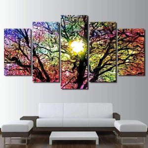 Tableau Arbre-vitrail