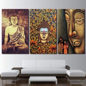 Triptyque Bouddha