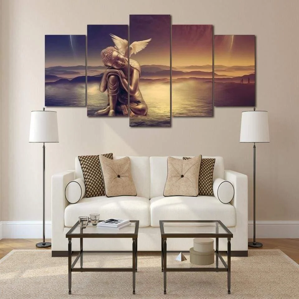 Tableau Bouddha enfant et la Paix – Image 2