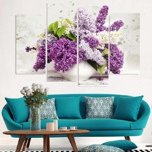Tableau Bouquet de lilas