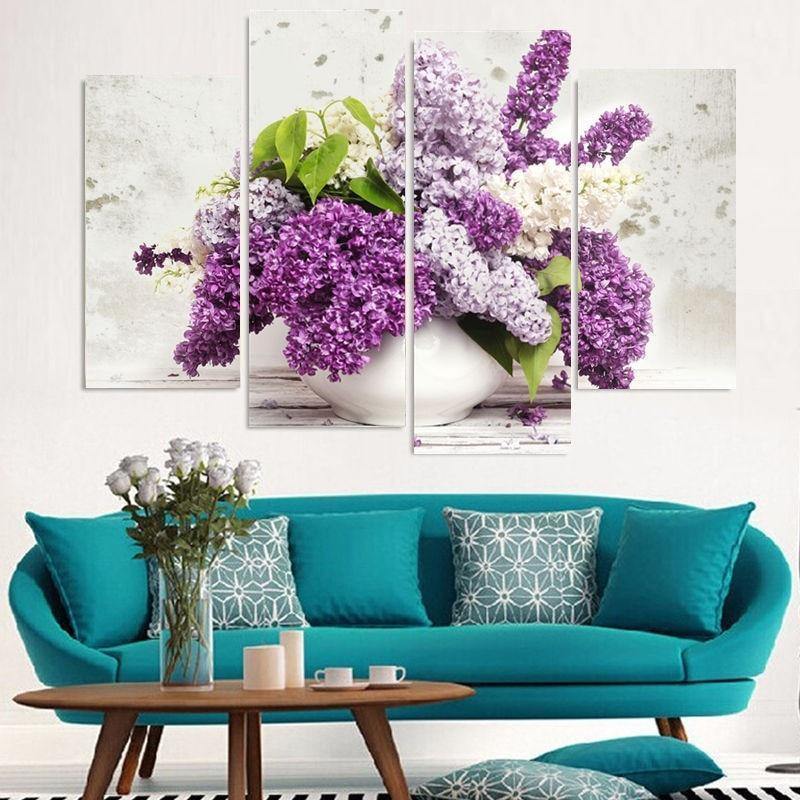 Tableau Bouquet de lilas