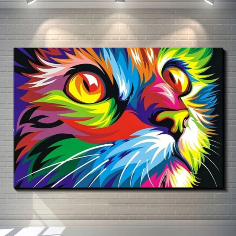 Tableau chat pop art – Image 3