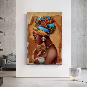 Tableau femme africaine