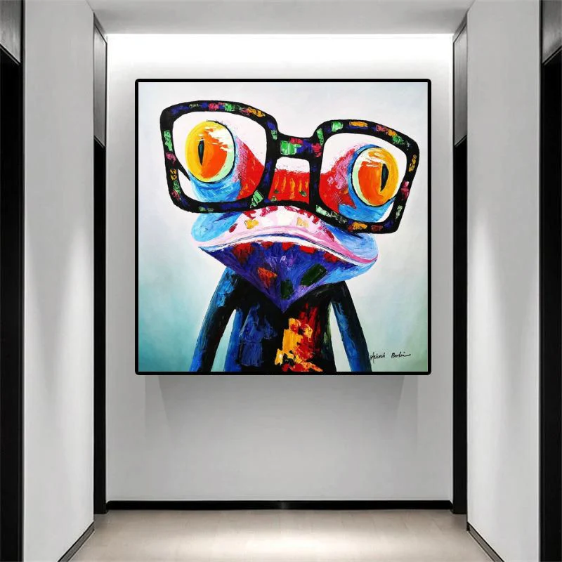 tableau grenouille pop art – Image 2