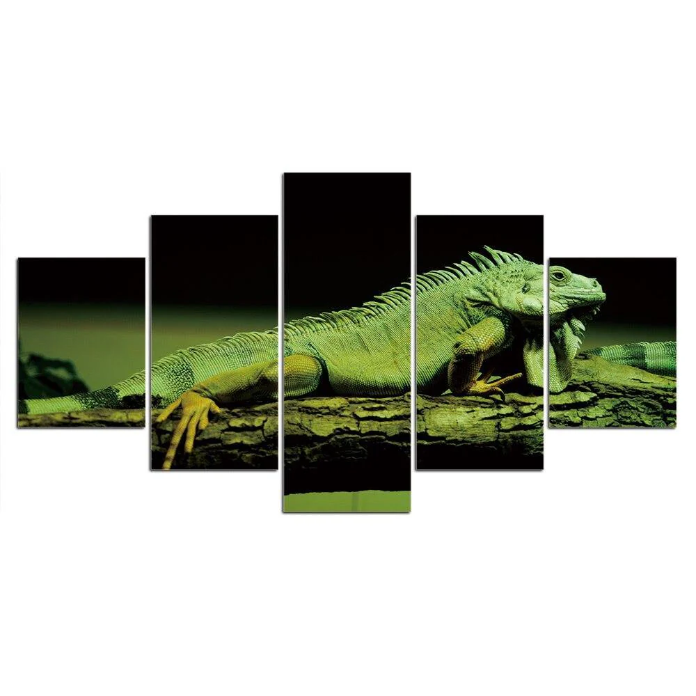 Tableau Iguane vert – Image 4