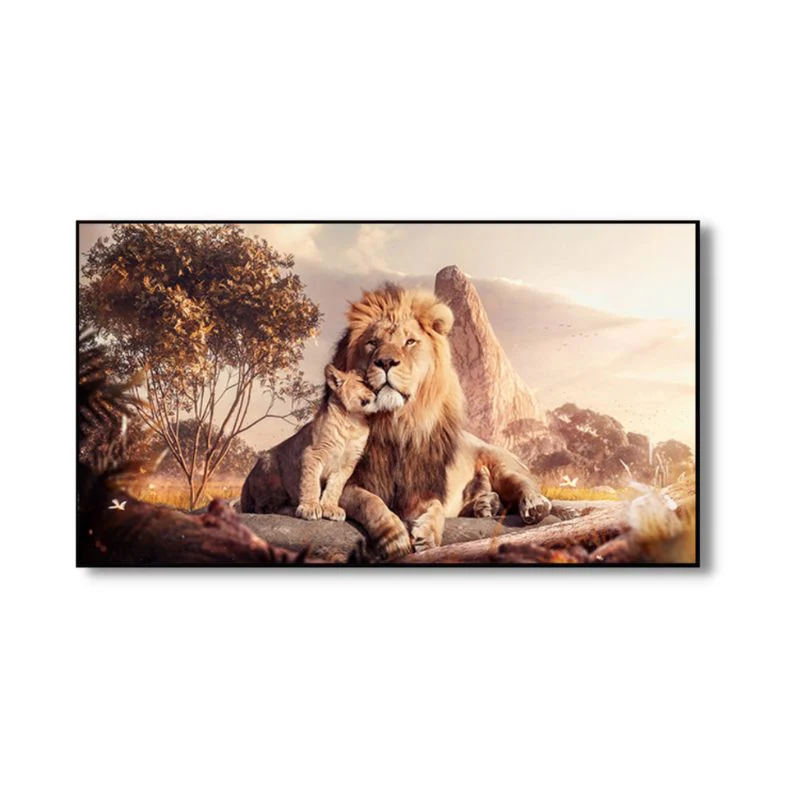 Tableau lion et lionceau – Image 3