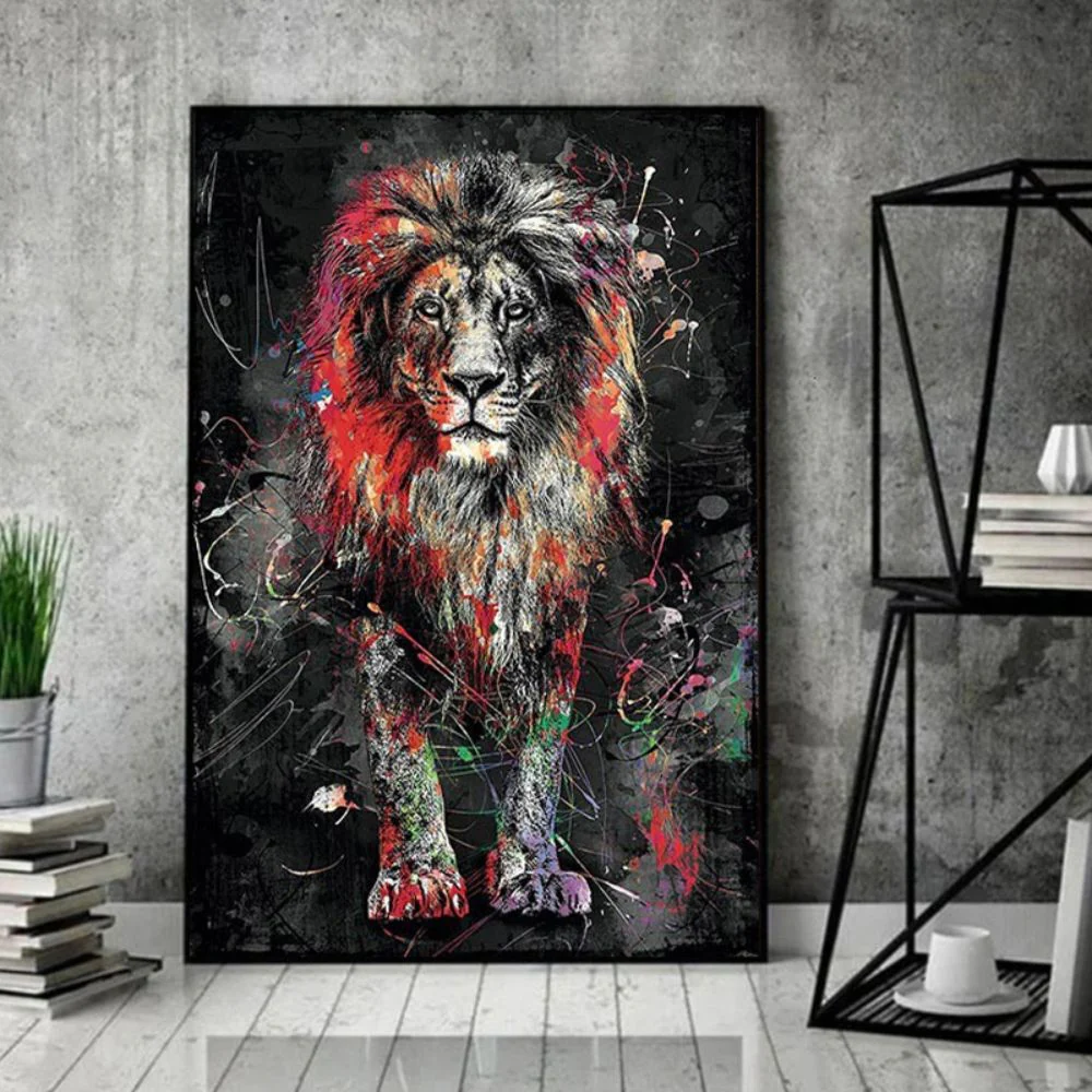 Tableau Lion Moderne – Image 3