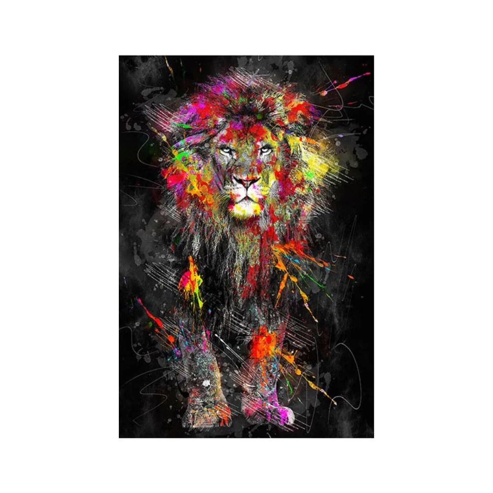 Tableau Lion Moderne – Image 5