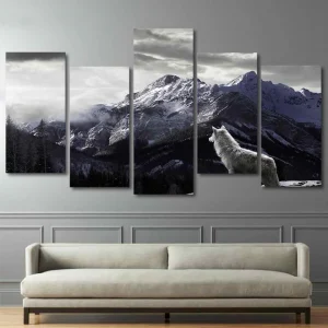 Tableau Loup des montagnes