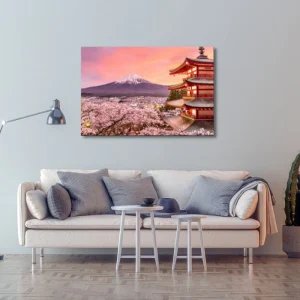 Tableau paysage japonais