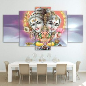Tableau Shiva & Ganesh
