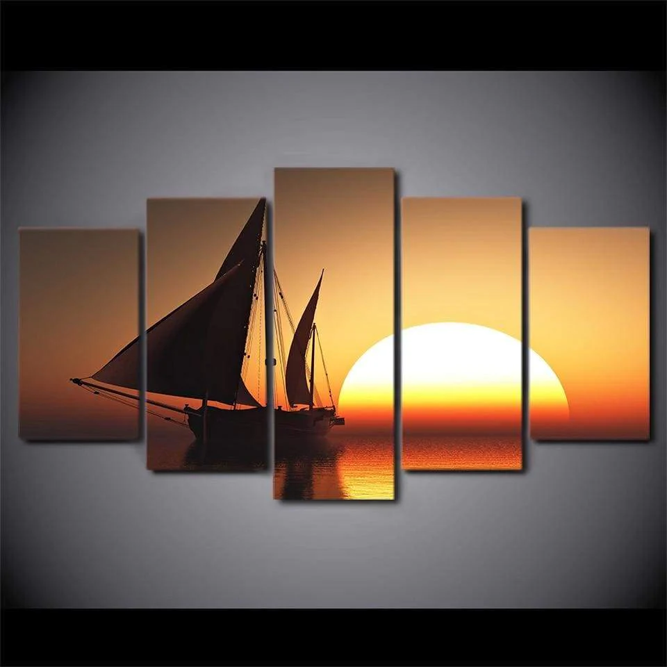 Tableau Soleil couchant – Image 3