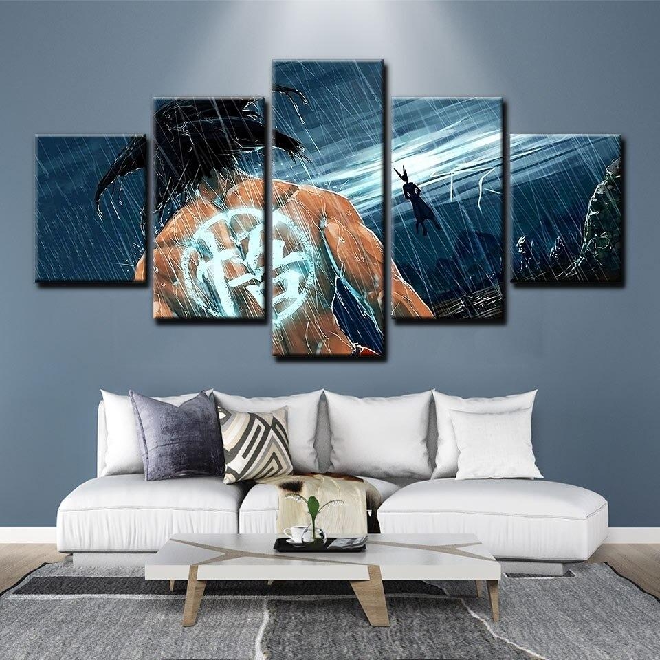 Tableau Super Goku vs Beerus