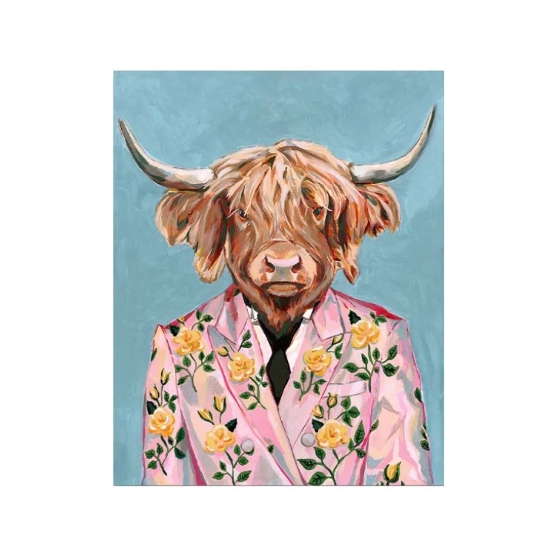 tableau taureau pop art – Image 3