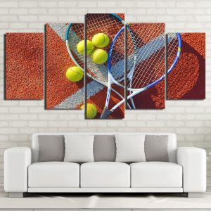 Tableau Tennis, sur le court