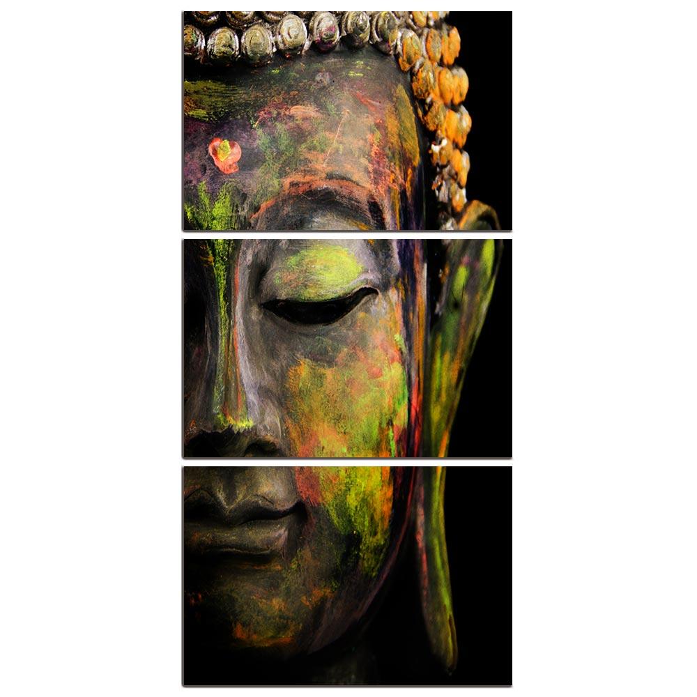 Tableau Bouddha en 3 parties – Image 4