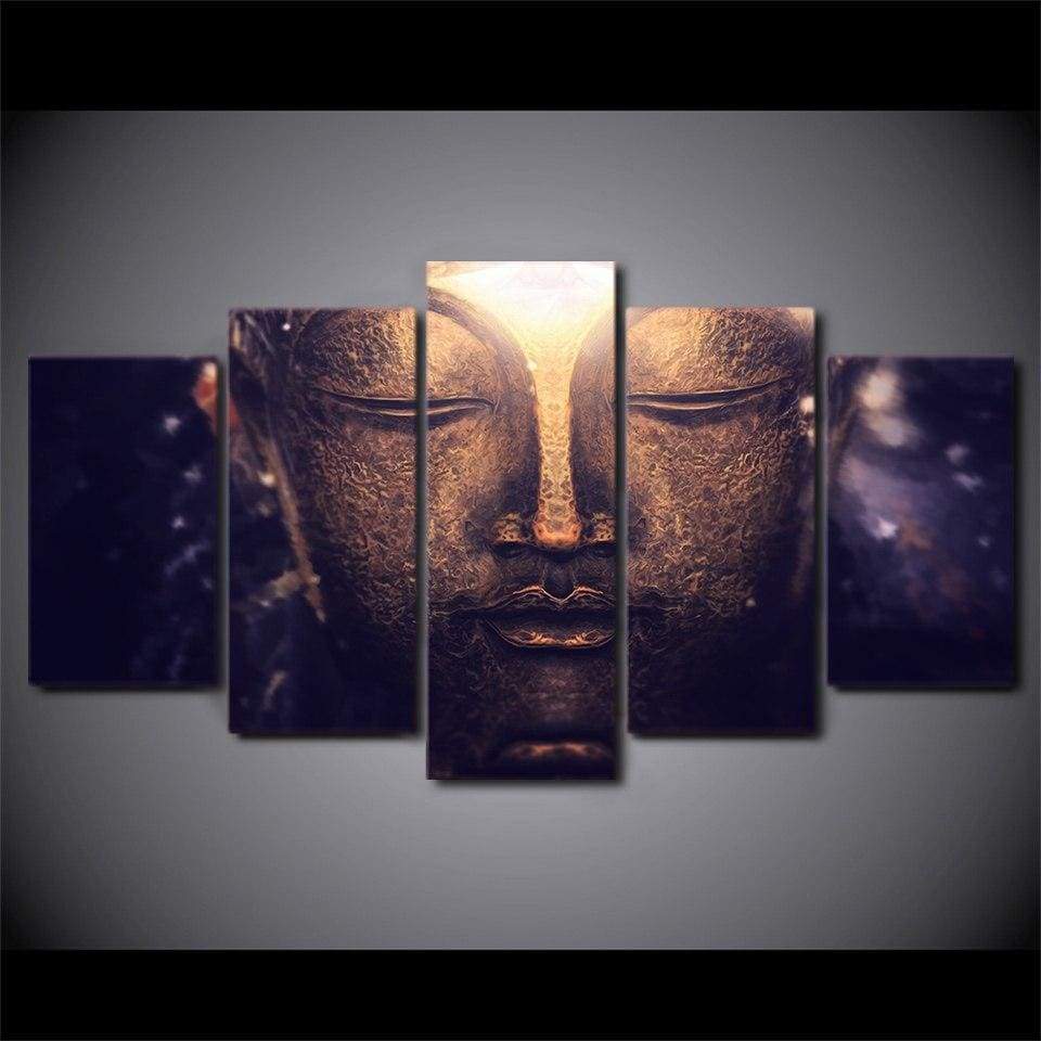 Tableau Visage de Bouddha 2 – Image 3