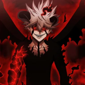 Tableau Black Clover Demon Au Rire