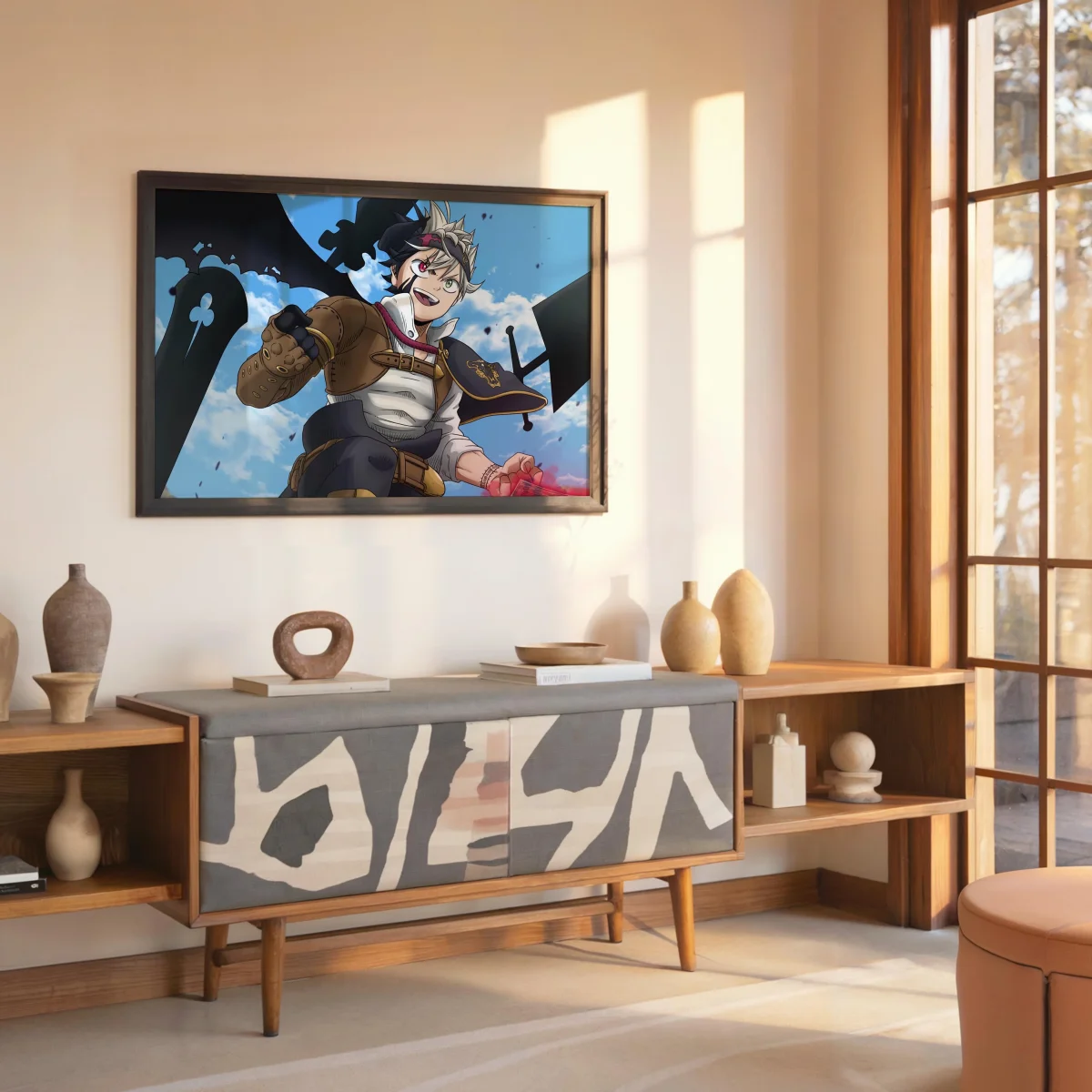 Tableau Black Clover Guerrier Determine Volant – Image 8