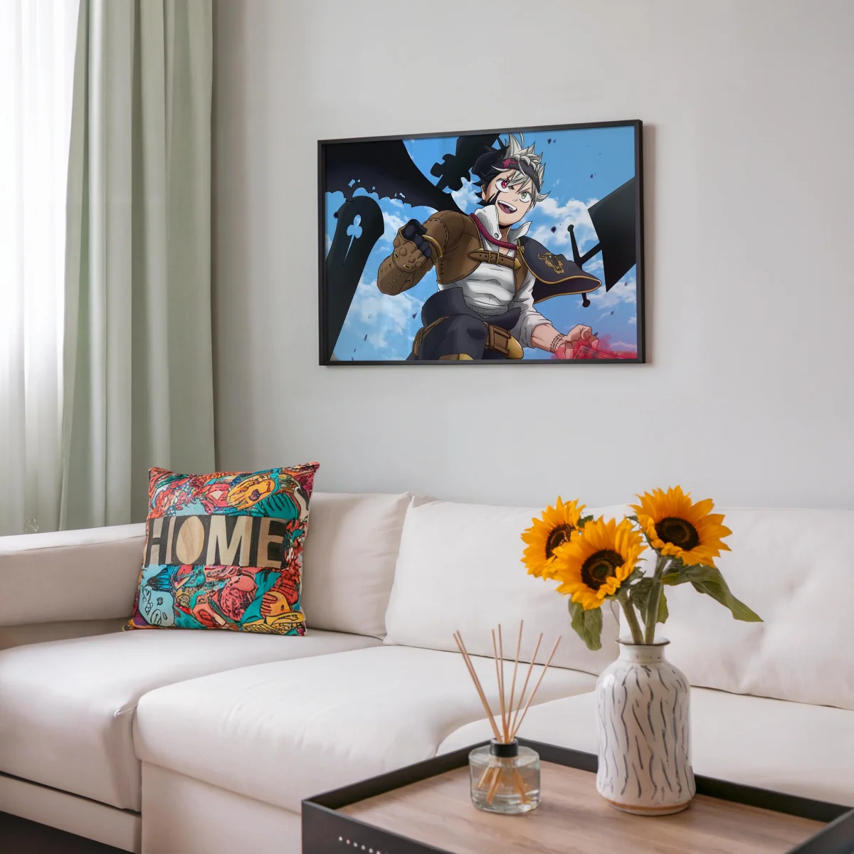 Tableau Black Clover Guerrier Determine Volant – Image 7