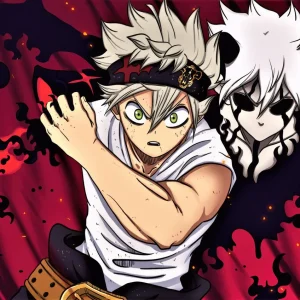 Tableau Black Clover Guerrier Et Ombre