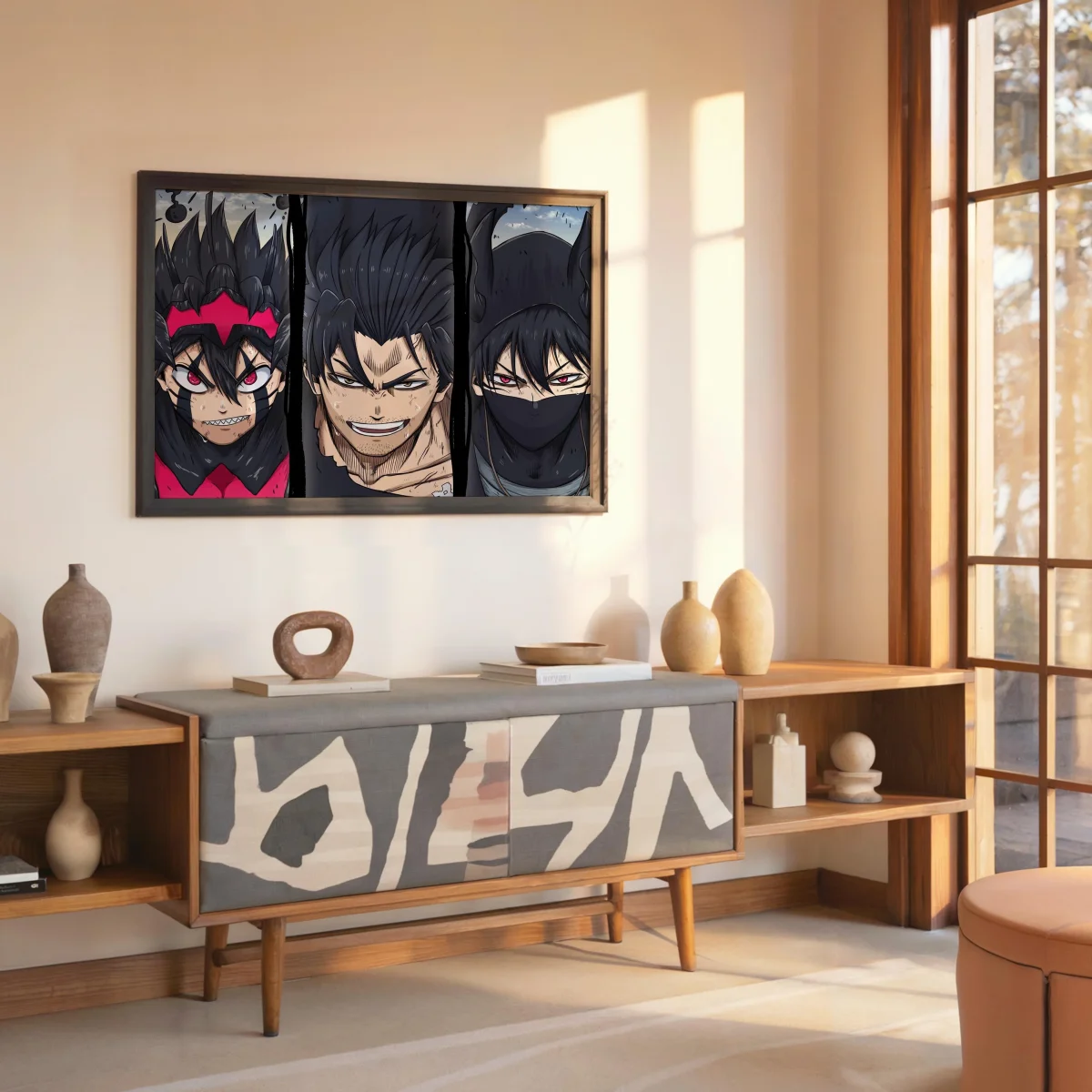 Tableau Black Clover Personnages Determines Confrontation – Image 8