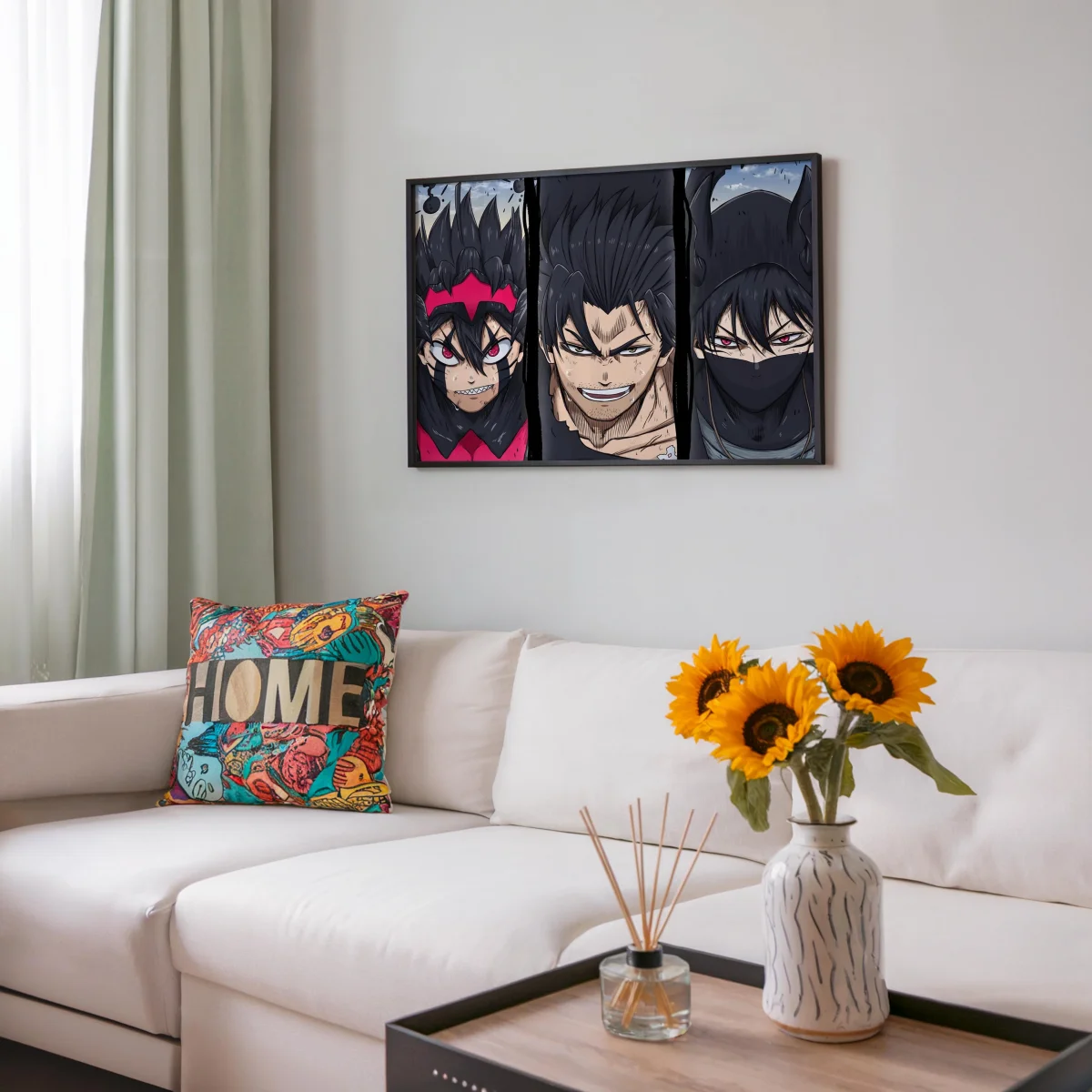 Tableau Black Clover Personnages Determines Confrontation – Image 7