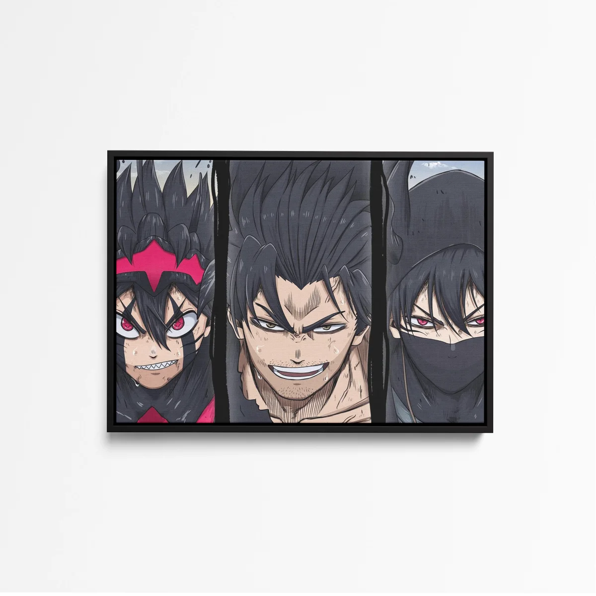 Tableau Black Clover Personnages Determines Confrontation – Image 4