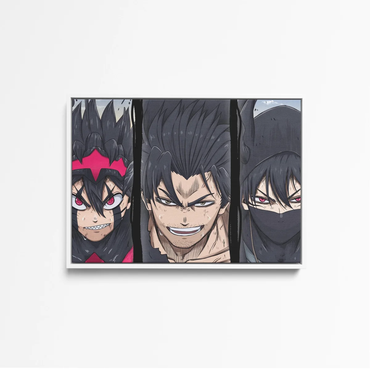 Tableau Black Clover Personnages Determines Confrontation – Image 5