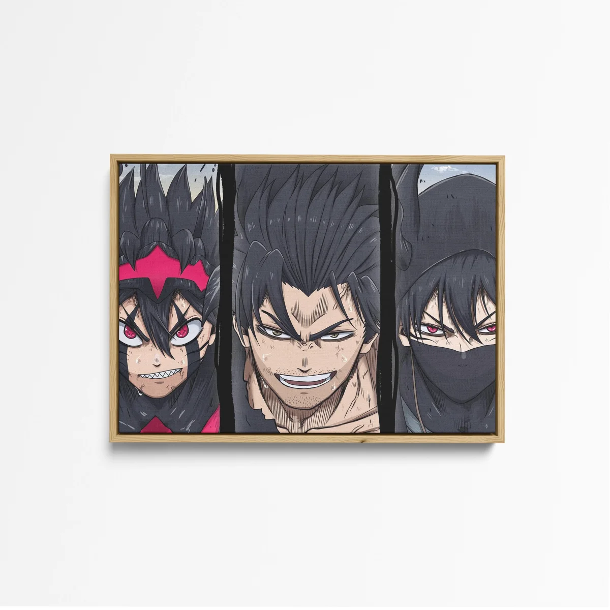 Tableau Black Clover Personnages Determines Confrontation – Image 6