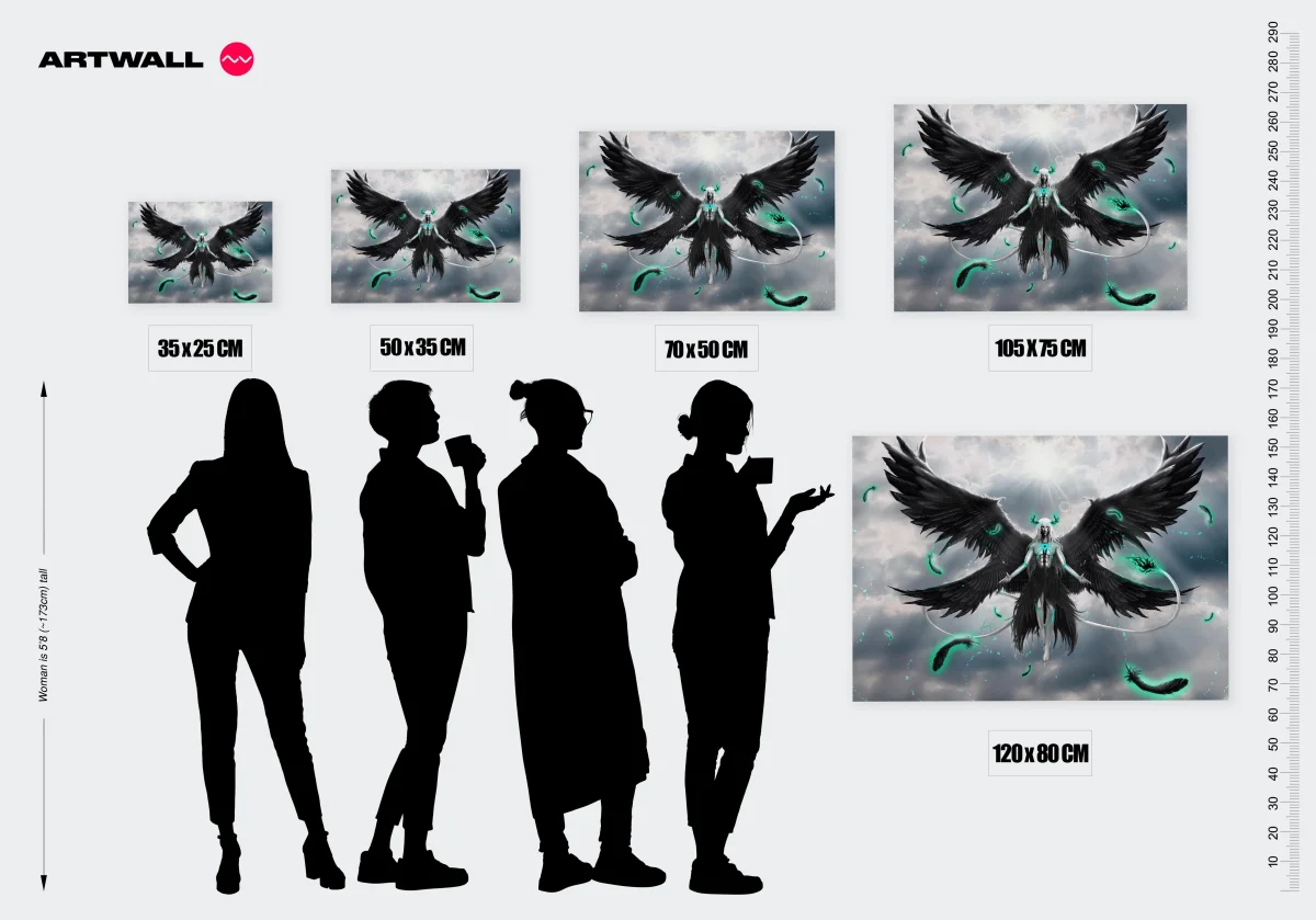 Tableau Bleach Ange Aile Sombre – Image 3