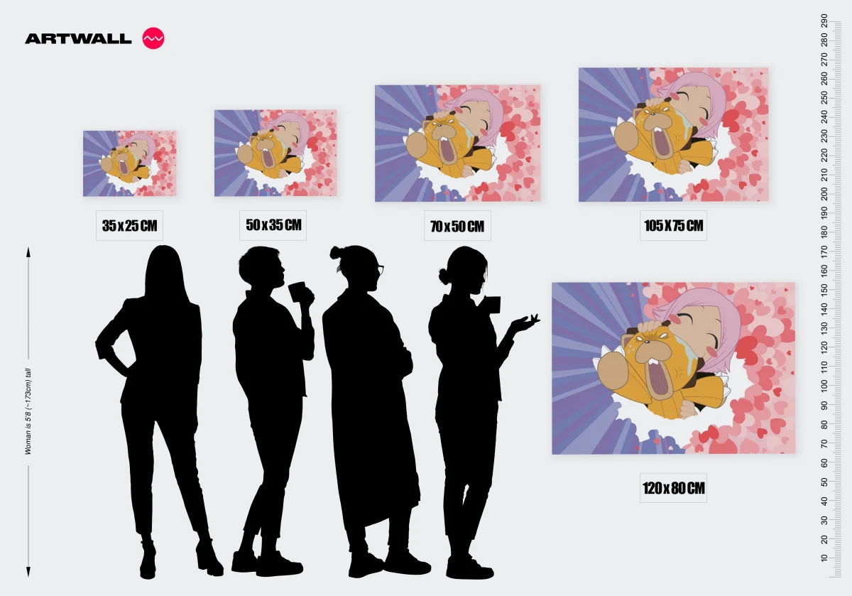 Tableau Bleach Calin Ourson Panique – Image 3