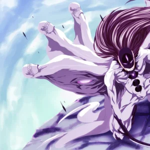 Tableau Bleach Creature Multibras Sombre