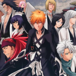 Tableau Bleach Groupe Guerriers Shinigami