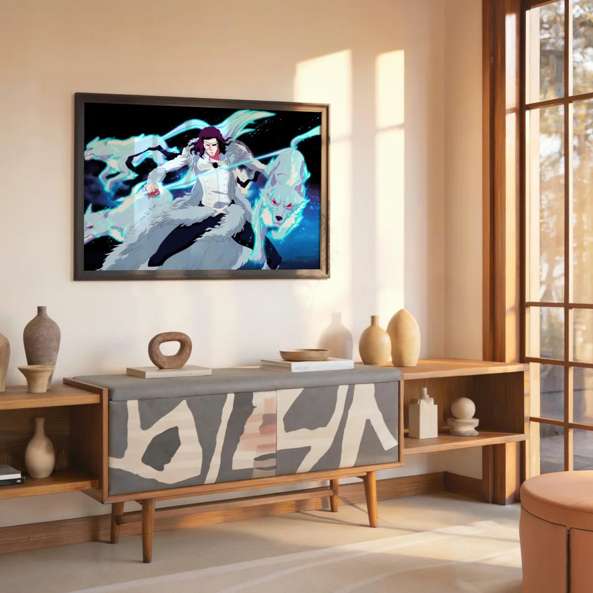 Tableau Bleach Guerrier Avec Loups – Image 7