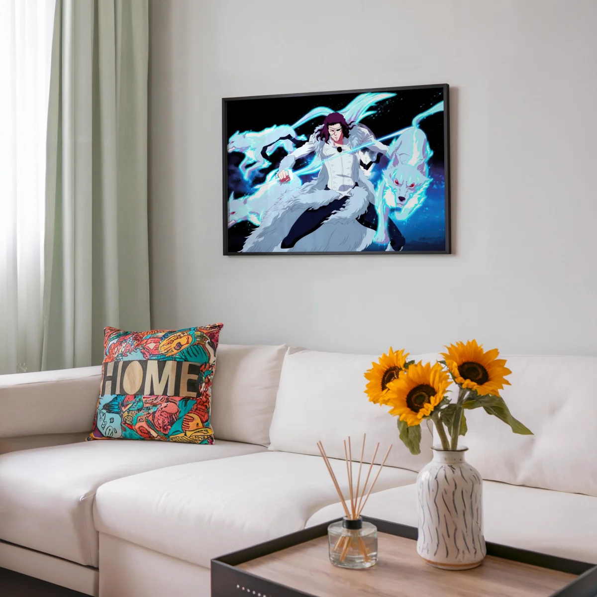 Tableau Bleach Guerrier Avec Loups – Image 8