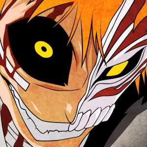 Tableau Bleach Masque Squelettique Intense